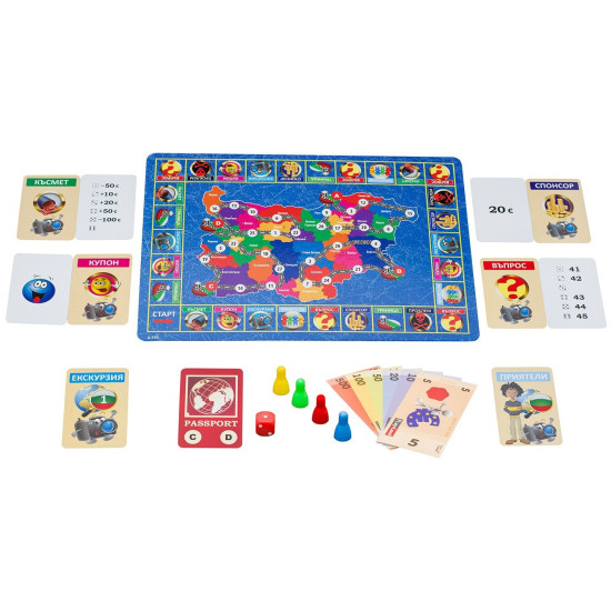 Образователна игра PlayLand - Опознай България | PLAY LAND MONOPOLY