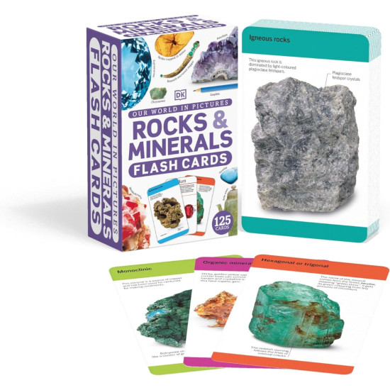 Our World in Pictures Rocks & Minerals Flash Cards | DK