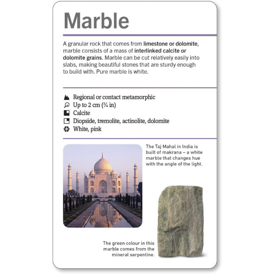 Our World in Pictures Rocks & Minerals Flash Cards | DK