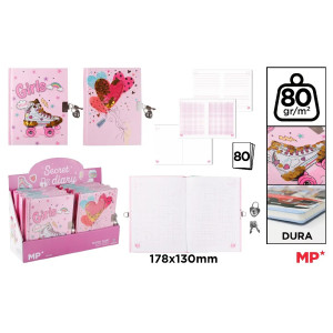 Таен дневник с ключ, асортимент