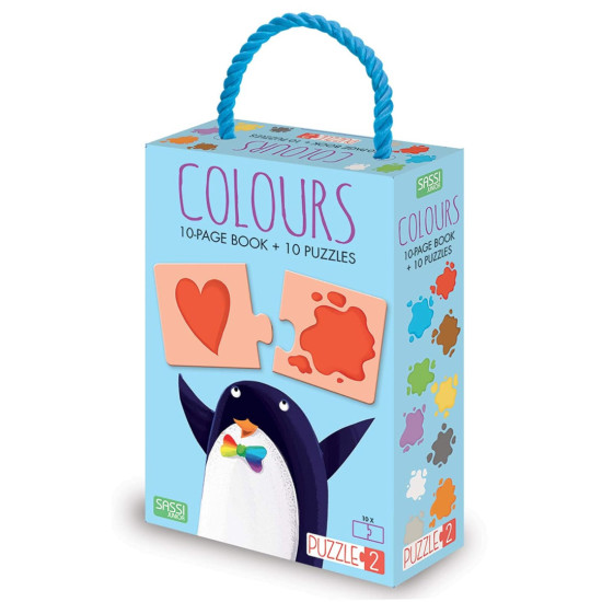 Пъзел Sassi с книжка Colours | SASSI