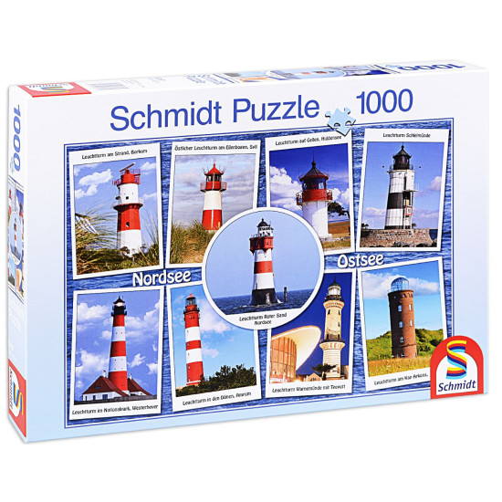 Пъзел Schmidt от 1000 части - Фарове | SCHMIDT