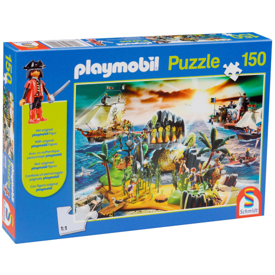 Пъзел Schmidt от 150 части - Кралско съкровище, с фигурка Playmobil | SCHMIDT