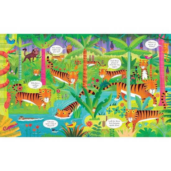 Пъзел с книжка In The Jungle | USBORNE