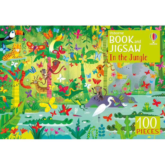 Пъзел с книжка In The Jungle | USBORNE