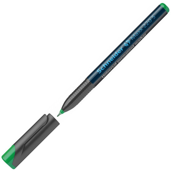 Перманентен маркер Schneider Maxx 220 S - 0.4 mm, зелен | Ученически пособия