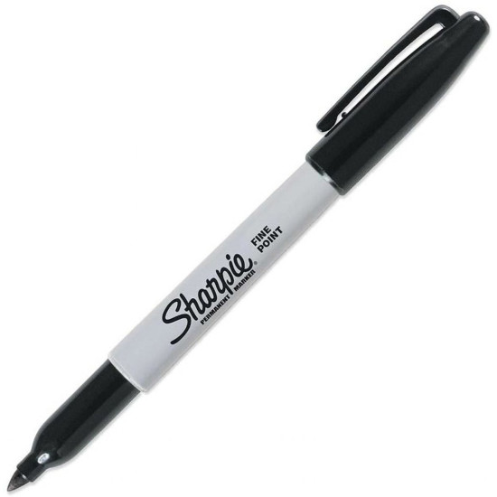 Перманентен маркер Sharpie, черен | Ученически пособия