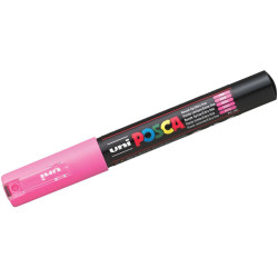 Перманентен маркер с объл връх Uni Posca - PC-1M, 1.0 mm, розов
