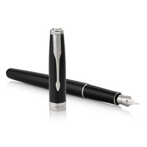 Писалка Parker Royal Fountain Pen Sonnet Lacquered Black CT