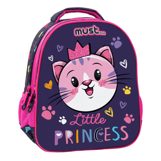 Раница детска Must с 2 ципа Meow | Must