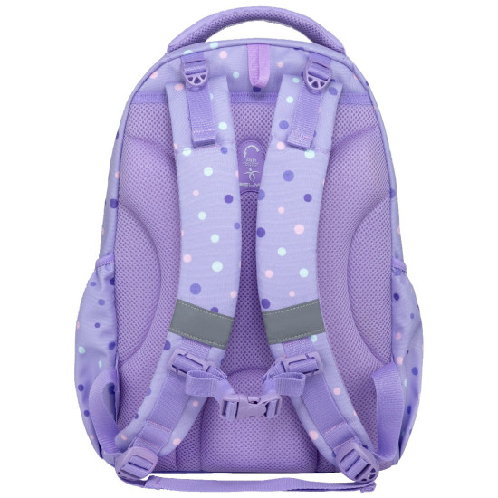 Раница с магнитни значки Belmil - Purple Dots | Belmil