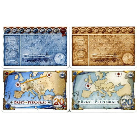 Разширение за настолна игра Ticket to Ride Europa 1912 expansion | Days of Wonder
