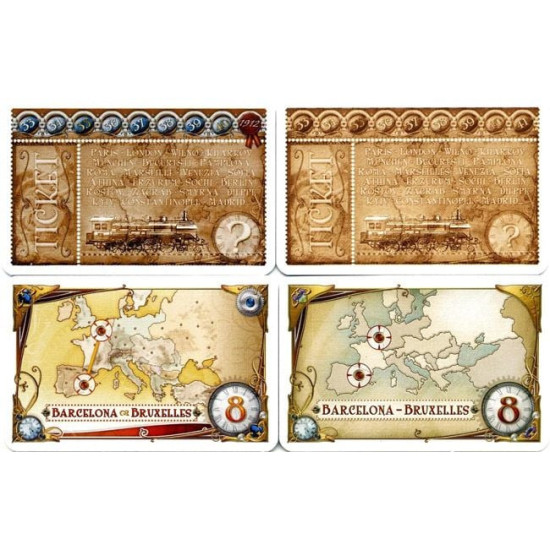 Разширение за настолна игра Ticket to Ride Europa 1912 expansion | Days of Wonder