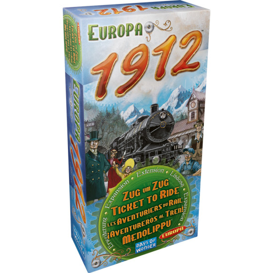 Разширение за настолна игра Ticket to Ride Europa 1912 expansion | Days of Wonder