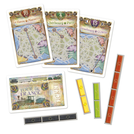 Разширение за настолна игра Ticket to Ride - France & Old West | Days of Wonder