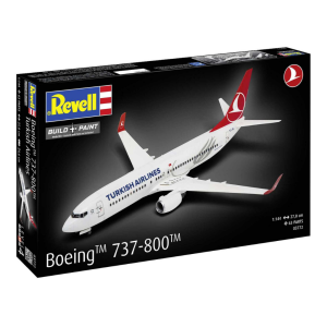 Сглобяем модел, Revell, Самолет Боинг 737-800 Турски авиолинии, 63 части