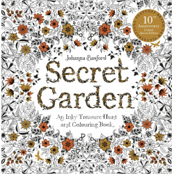 Secret Garden - An Inky Treasure Hunt and Colouring Book
