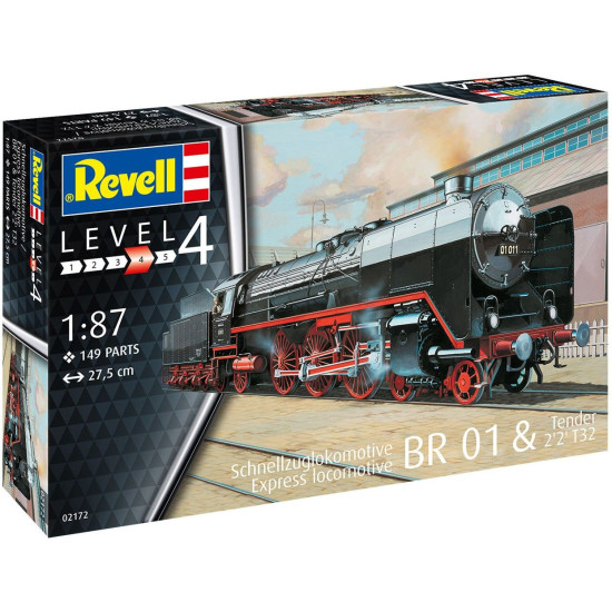Сглобяем модел Revell Съвременни: Влакове - Експрес локомотив Tender BR02T32 | REVELL