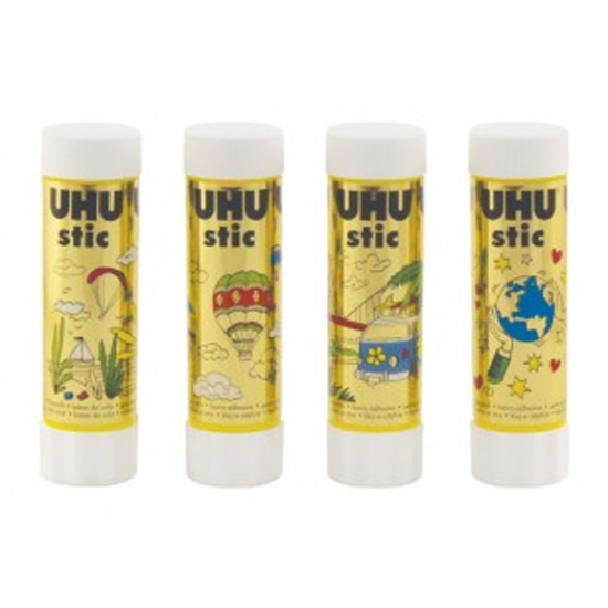 Сухо лепило UHU Stic Gold, 8.2 гр., асортимент | Лепило и тиксо