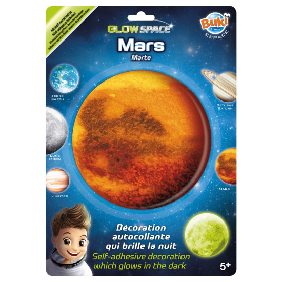 Светеща в тъмното планета Buki Space - Марс | Игри и играчки