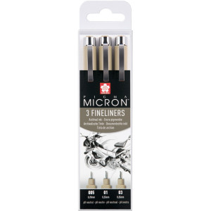 Тънкописци Sakura Pigma Micron Design 3 броя