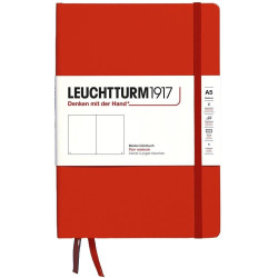 Тефтер Leuchtturm1917 Natural Colors - A5, червен, бели листове, твърди корици