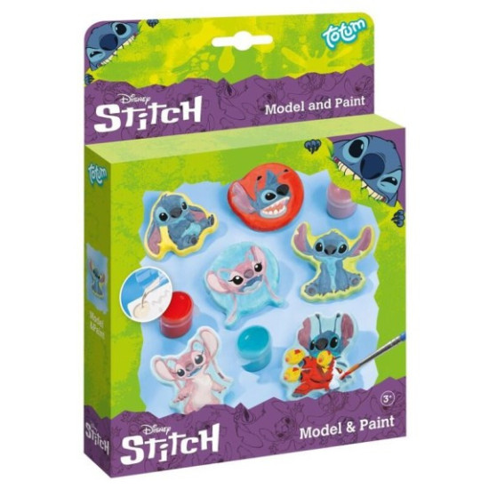 Totum Disney Stitch Комплект за моделиране и оцветяване | Творчески комплекти