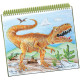 Творческа книга с шаблони и стикери DinosArt - Динозаври | Творчески комплекти
