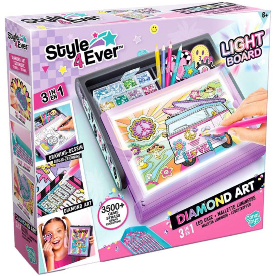 Творчески комплект 3 в 1 Canal Toys - Diamond Art | Творчески комплекти