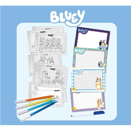 Творчески комплект Lisciani Bluey - Училище по рисуване |