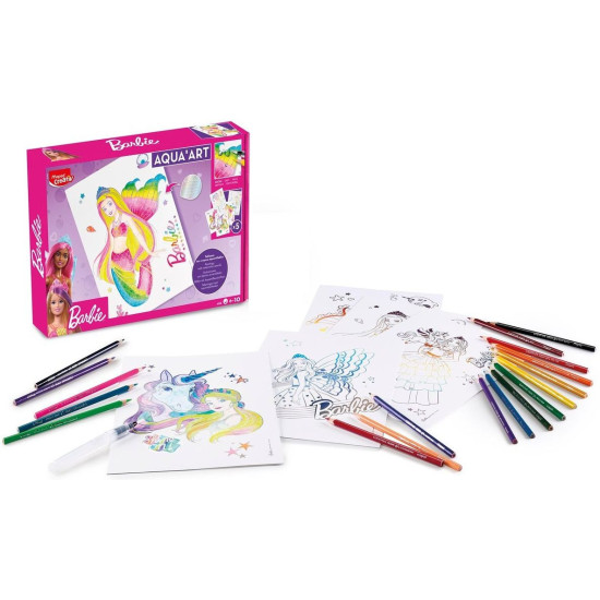 Творчески комплект Maped Creativ - Aqua Art, Barbie | Творчески комплекти