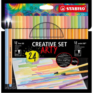 Творчески комплект Stabilo Arty - 24 части
