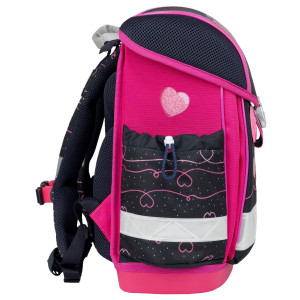 Ученическа раница-кутия Belmil Belmil Classic - Dark Pinky, 1 отделение