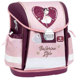 Ученическа раница-кутия Belmil Classic - Ballerina Style, 2 отделения, 19 l