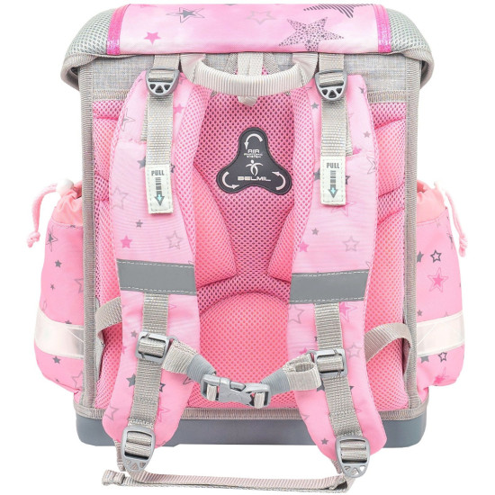 Ученически комплект Belmil - Ballet Light Pink, раница, два несесера и мешка | Belmil