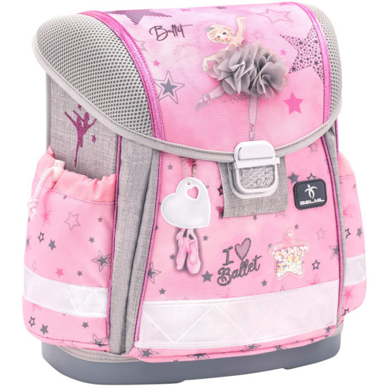 Ученически комплект Belmil - Ballet Light Pink, раница, два несесера и мешка | Belmil