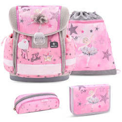 Ученически комплект Belmil - Ballet Light Pink, раница, два несесера и мешка