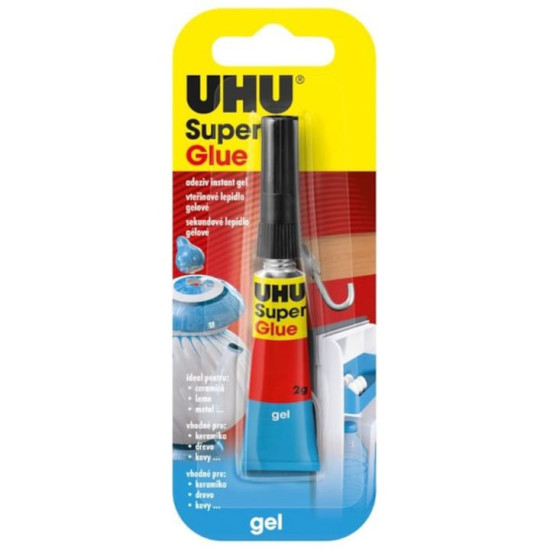 Универсално секундно лепило UHU Super Glue | Лепило и тиксо