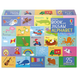 Usborne Book and Jigsaw: Play & Learn Alphabet