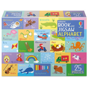 Usborne Book and Jigsaw: Play & Learn Alphabet