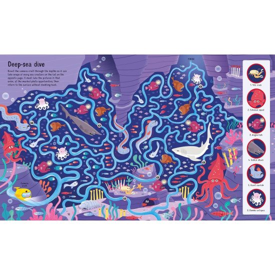 Usborne Book and Jigsaw: Under the Sea Maze | USBORNE