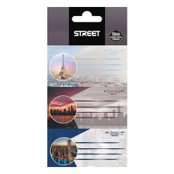 Етикети за тетрадка Street around the world Етикети за тетрадка Street around the world
