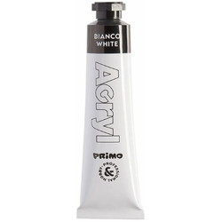 Акрилна боя Primo H&P - Бяла, 18 ml, в тубичка Акрилна боя Primo H&P - Бяла, 18 ml, в тубичка