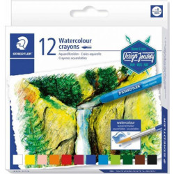 Акварелни пастели Staedtler Design Journey - 12 цвята Акварелни пастели Staedtler Design Journey - 12 цвята