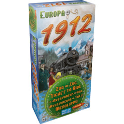 Разширение за настолна игра Ticket to Ride Europa 1912 expansion Разширение за настолна игра Ticket to Ride Europa 1912 expansion