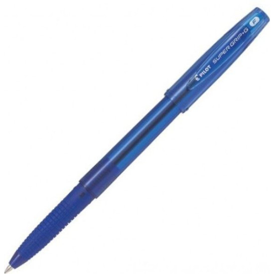 Автоматична химикалка стик Pilot Super Grip G - Синя, 0.7 mm