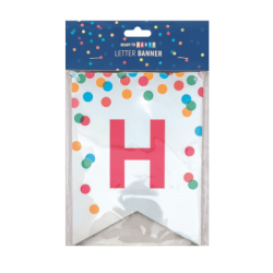 Гирлянд с надпис Happy Birthday - Панделка - 3.5 м - Флагове - 20 х 15 см