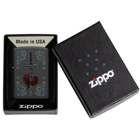 Запалка Zippo - Heart Dagger Tattoo Design