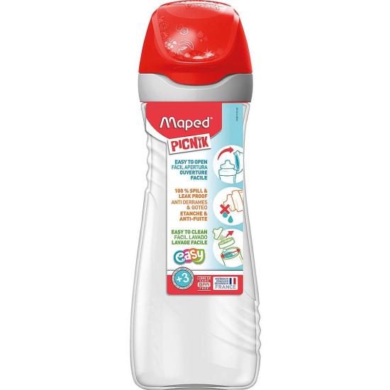 Бутилка за вода Maped Origin - Червена, 580 ml