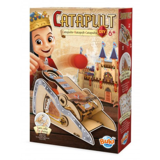 Образователна игра за сглобяване Buki France - Направи си сам катапулт | Buki France